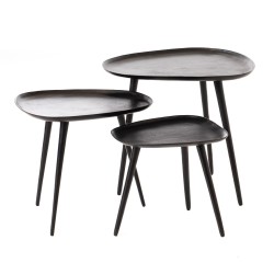 Bout de canapé TALIA noir