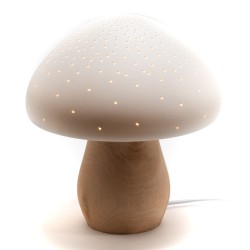 Lampe Champignon blanc