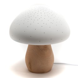 Lampe Champignon blanc