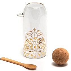 Pot de conservation avec cuillère Alix