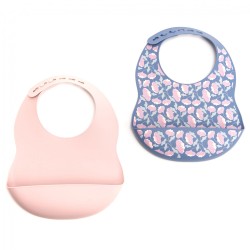 Lot de 2 bavoir Gingko
