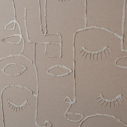 Toile multi visages 80x100 cm