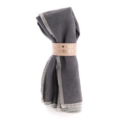 Lot de 6 ronds de serviettes
