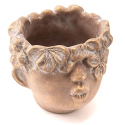 Cache pot bisous doré grand modèle