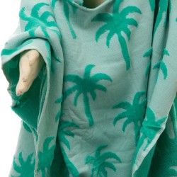Poncho de plage bleu enfant...