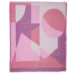 Plaid Havana fuchsia 130x170 cm