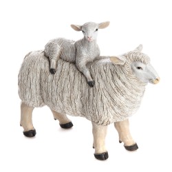 Mouton maman et bébé