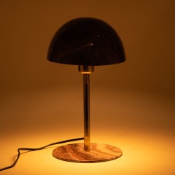 Lampe Basile marron marbré 36 cm