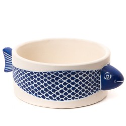 Coupe poisson bleu