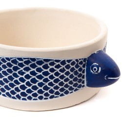 Coupe poisson bleu