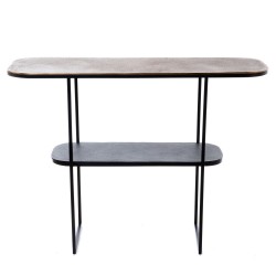 Console 2 plateaux en...