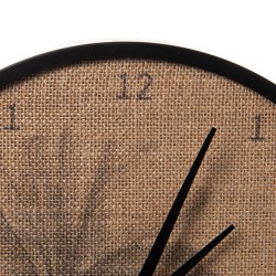 Horloge Cocotier en jute 35 cm