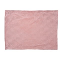 Plaid enfant rétro rose100x75 cm