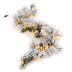 Guirlande epicea led neige 180 cm