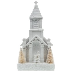 Eglise de Noël Choristes 36 cm