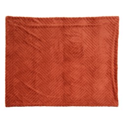 Plaid Victoria terracotta 130x170 cm