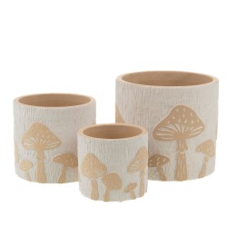 Cache pot champignon 17,5 cm