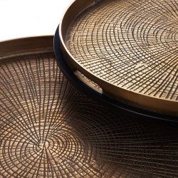 Set de 2 tables basses plateau