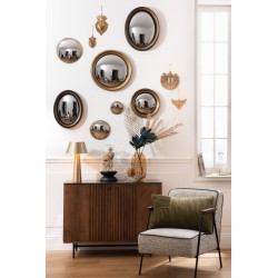 Set de 3 miroir convex or