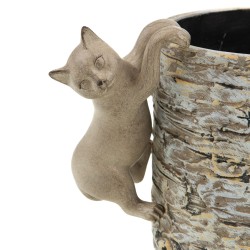 Lot de 2 chats rigolo à suspendre