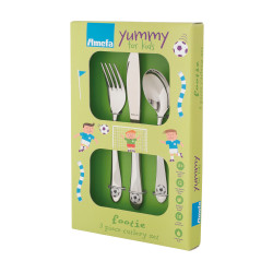 Coffret 3 couverts footie