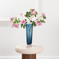 Vase Riga bleu 30 cm