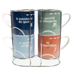 Coffret de 4 tasses Joe