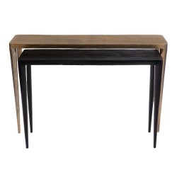 Set de 2 console effile