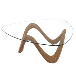 Table basse Vague en chêne