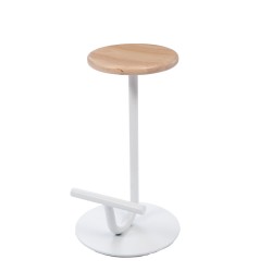 Tabouret de bar Diani blanc...