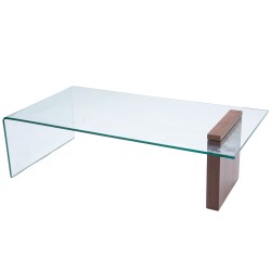 Table basse verre 120 cm