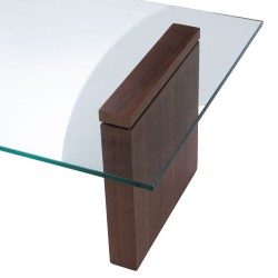 Table basse verre 120 cm