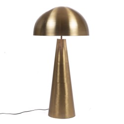 Lampe champignon dorée 95 cm