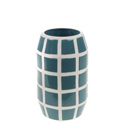 Vase mosaïque rond