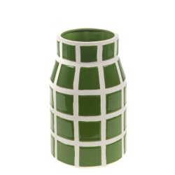 Vase mosaïque cube