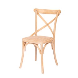Chaise Croisillon en orme