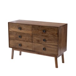 Commode 6 tiroirs authentique