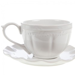 Tasse à thé et sous tasse Romy 20 cl (lot de 6)