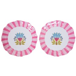 Lot de 2 assiettes candy