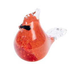 Oiseau crète rouge sulfure
