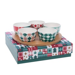 Coffret apéritif 5 bols Santa