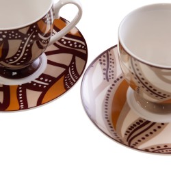 Coffret de 2 tasses à thé Bettina