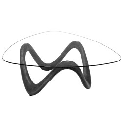 Table basse Vague wenge