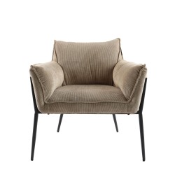 Fauteuil Rosie taupe