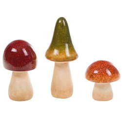 Champignon Terracotta rouge 17 cm
