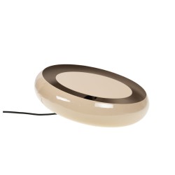 Suspension Retro crème en métal