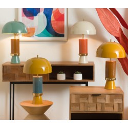 Lampe vintage jaune E27-15W