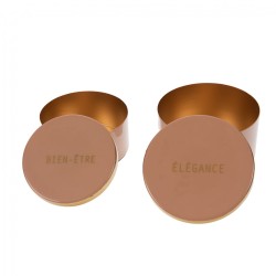 Set de boîtes Elégance ronde