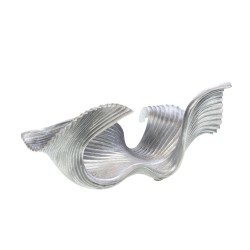 Coupe Vague argent patine