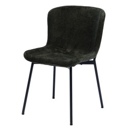 Chaise Arabelle verte en...